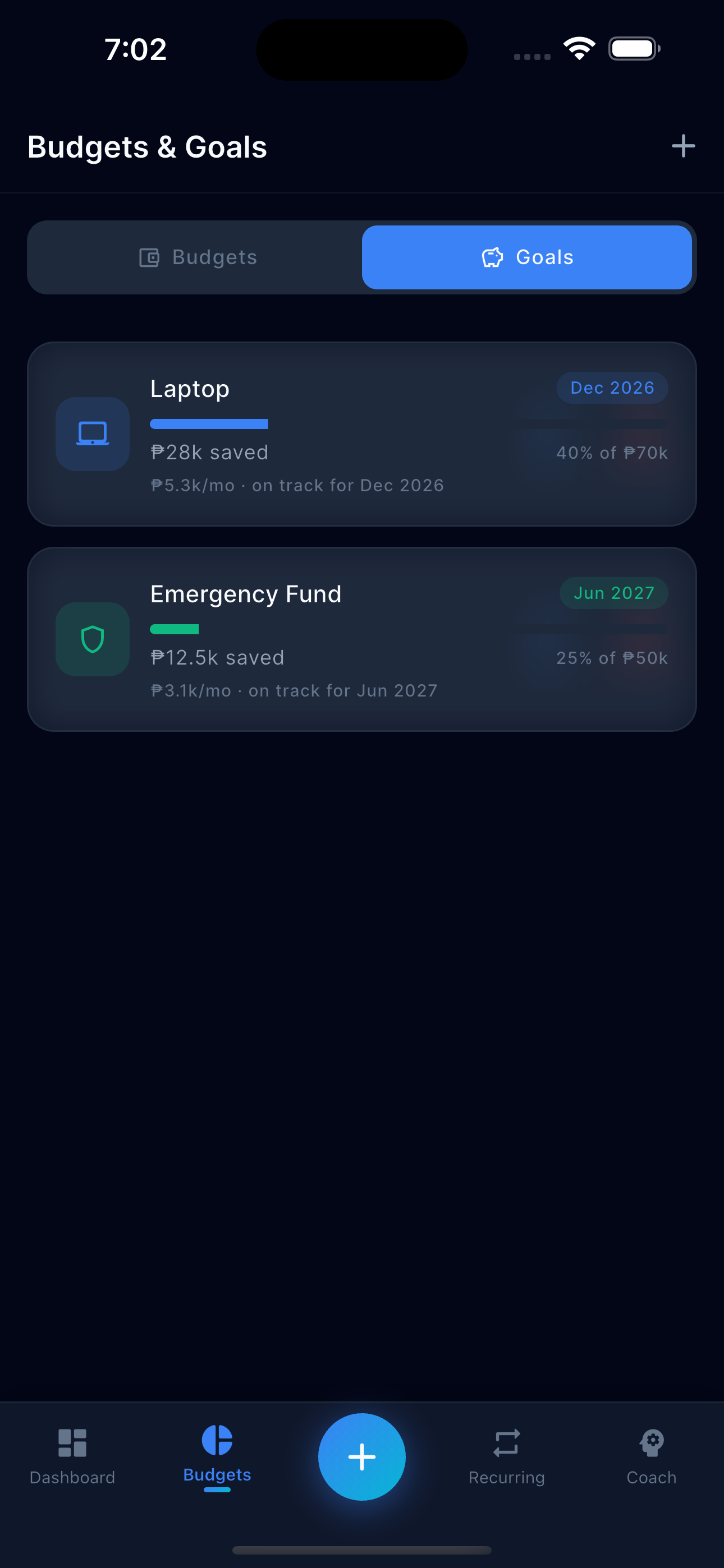 Actionable financial guidance